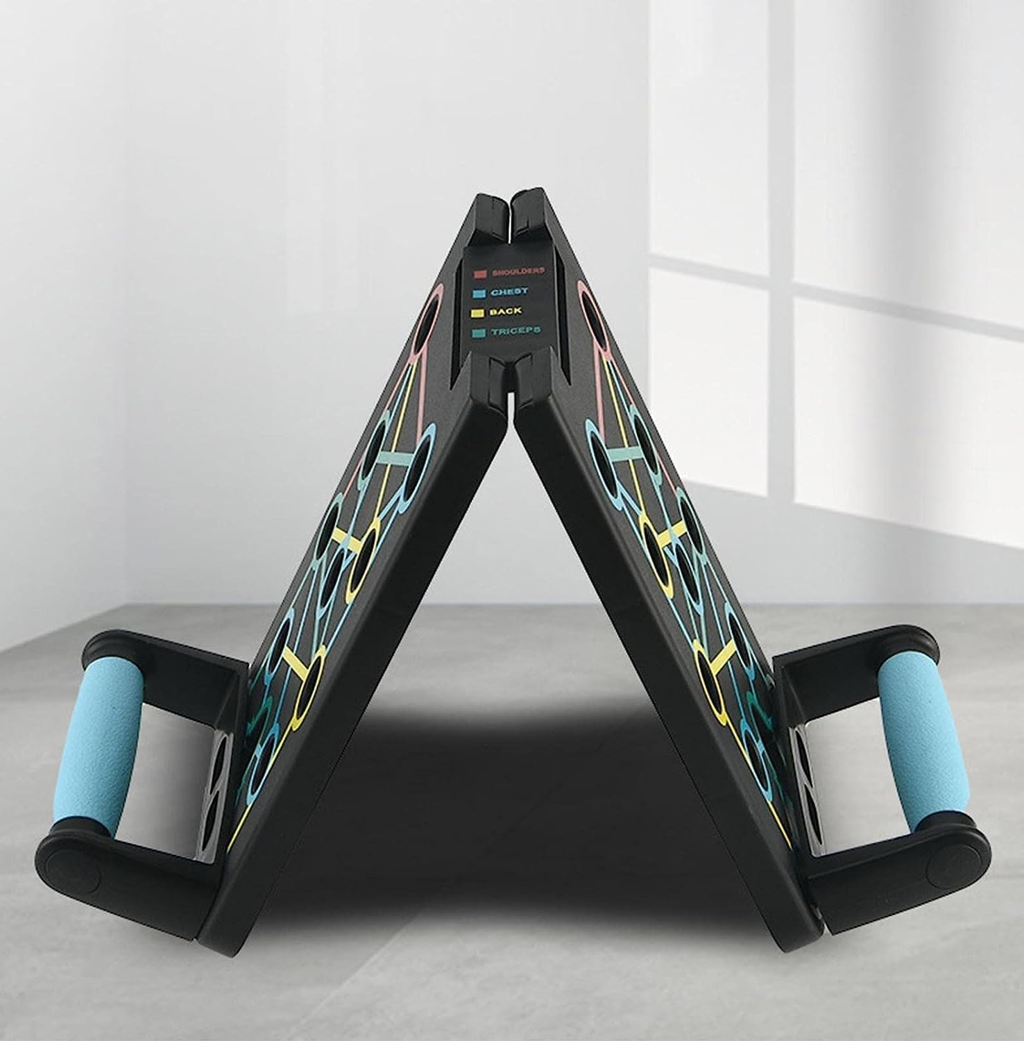 Suport pliabil, Zola®, pentru flotari si exercitii, antiderapant, 63 x 18 cm Suport pliabil, Zola®, pentru flotari si exercitii, antiderapant, 63 x 18 cm